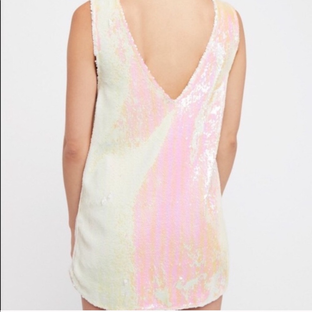Green Free people sequin dress - Picture 5 of 5